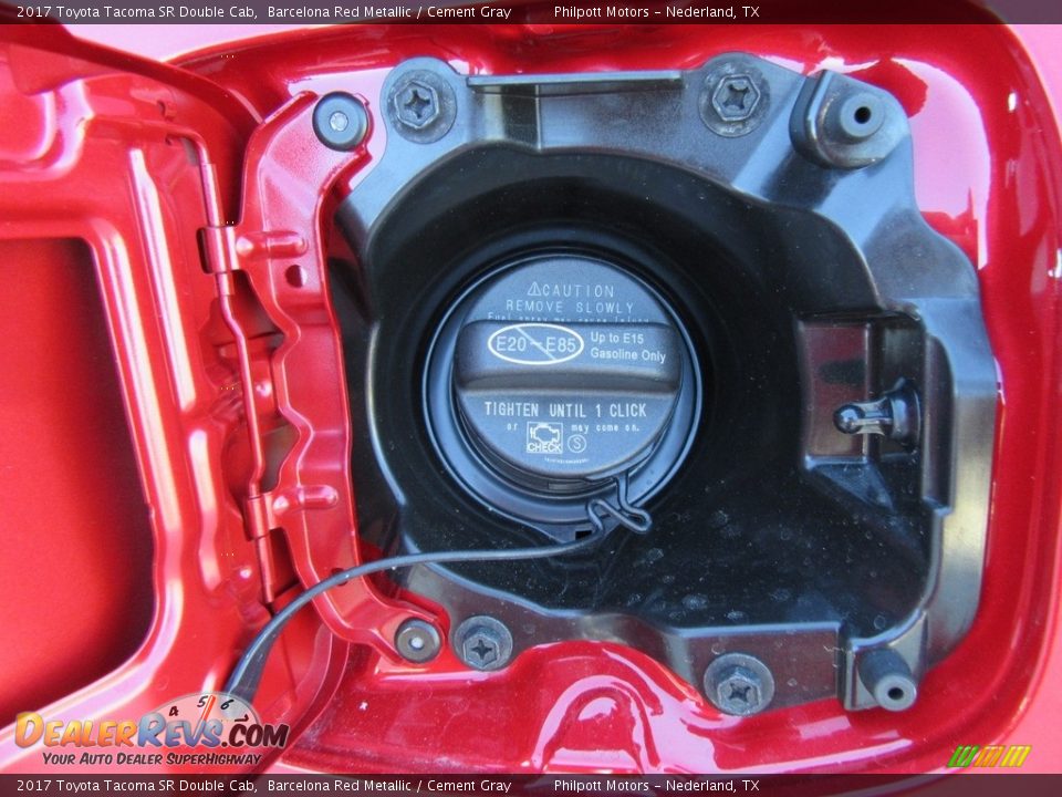 2017 Toyota Tacoma SR Double Cab Barcelona Red Metallic / Cement Gray Photo #13