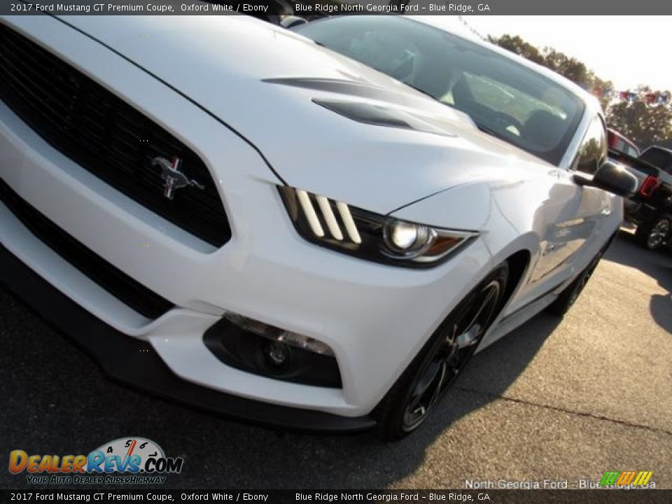 2017 Ford Mustang GT Premium Coupe Oxford White / Ebony Photo #30
