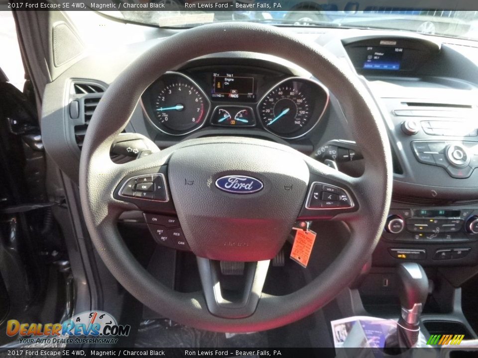 2017 Ford Escape SE 4WD Magnetic / Charcoal Black Photo #17