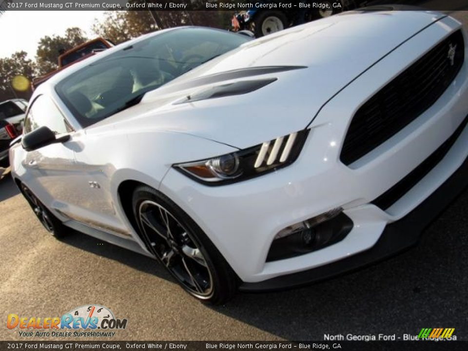 2017 Ford Mustang GT Premium Coupe Oxford White / Ebony Photo #31