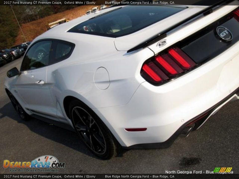 2017 Ford Mustang GT Premium Coupe Oxford White / Ebony Photo #33