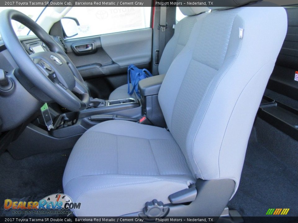 Front Seat of 2017 Toyota Tacoma SR Double Cab Photo #20