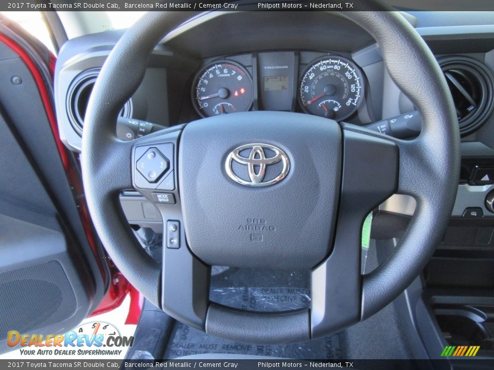 2017 Toyota Tacoma SR Double Cab Steering Wheel Photo #27