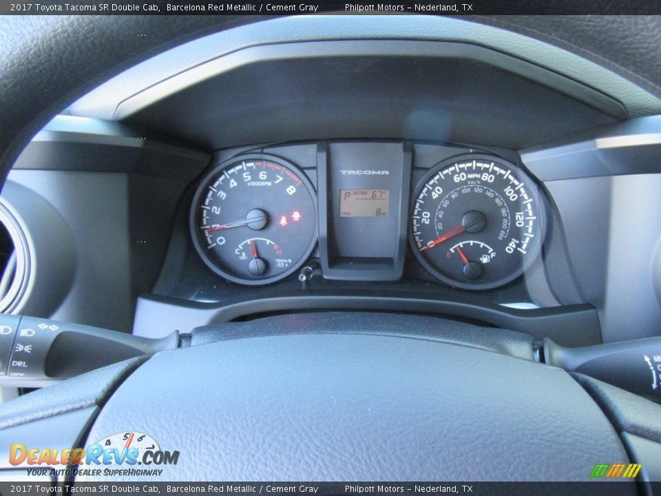 2017 Toyota Tacoma SR Double Cab Gauges Photo #28