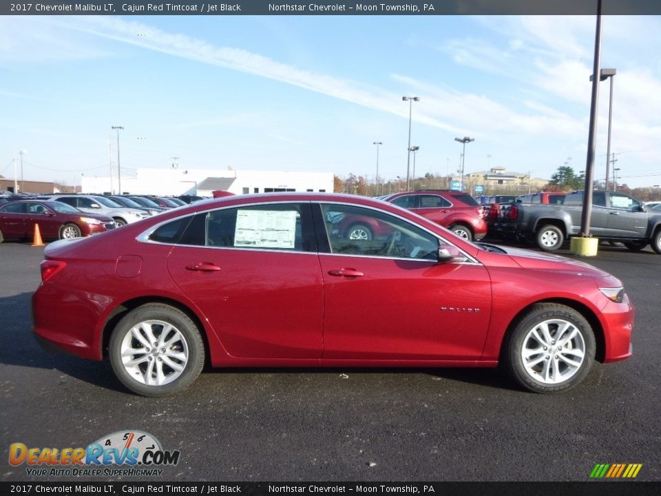 2017 Chevrolet Malibu LT Cajun Red Tintcoat / Jet Black Photo #4