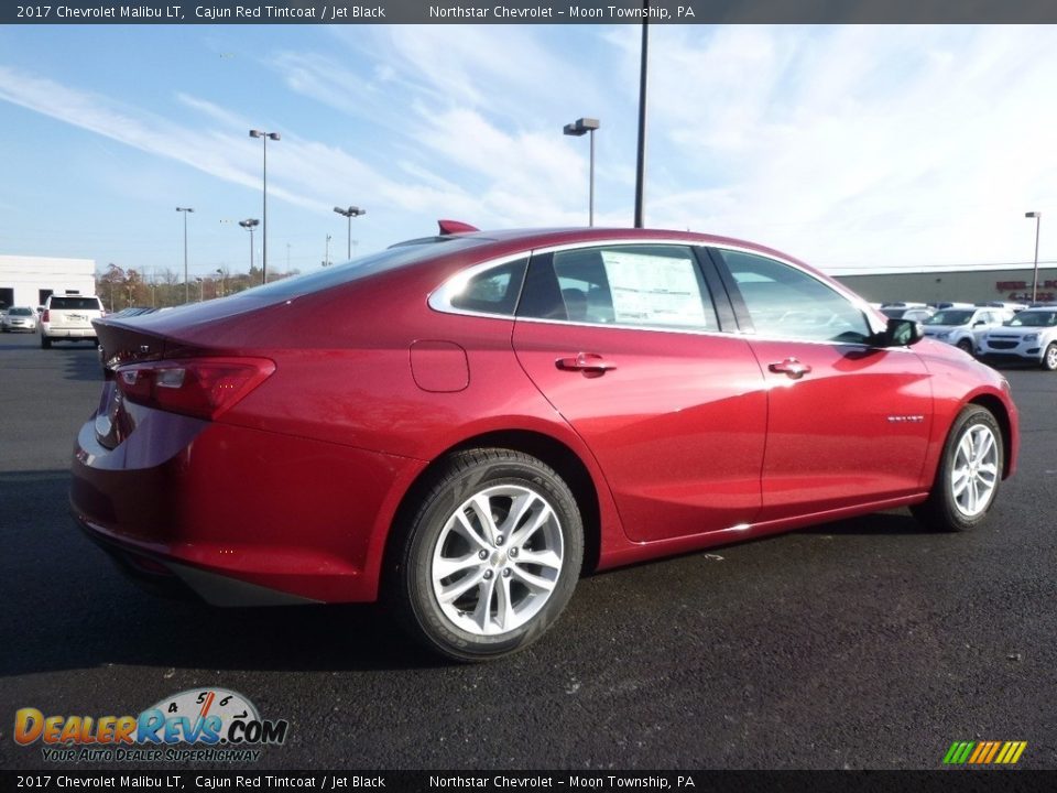 2017 Chevrolet Malibu LT Cajun Red Tintcoat / Jet Black Photo #5
