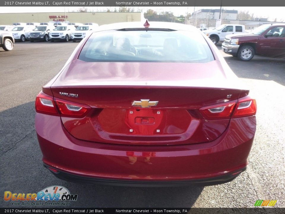 2017 Chevrolet Malibu LT Cajun Red Tintcoat / Jet Black Photo #6