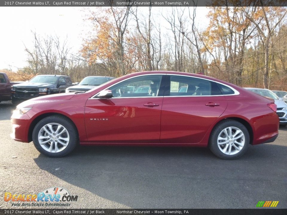 2017 Chevrolet Malibu LT Cajun Red Tintcoat / Jet Black Photo #8