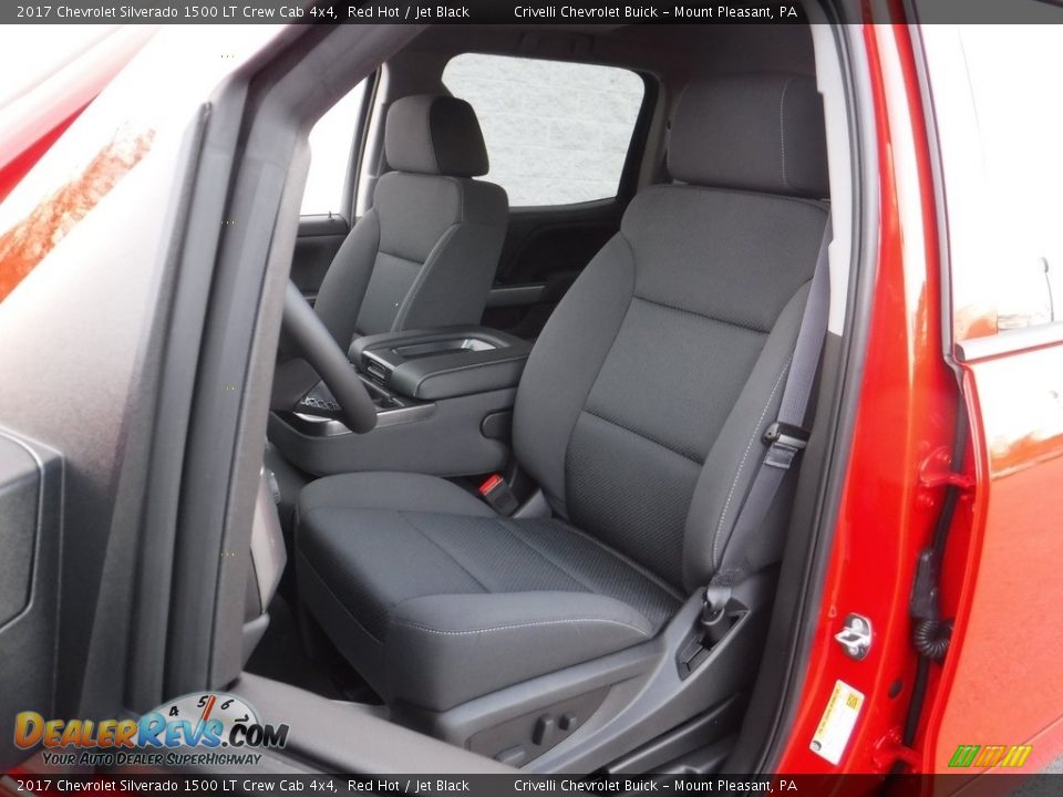 Front Seat of 2017 Chevrolet Silverado 1500 LT Crew Cab 4x4 Photo #12