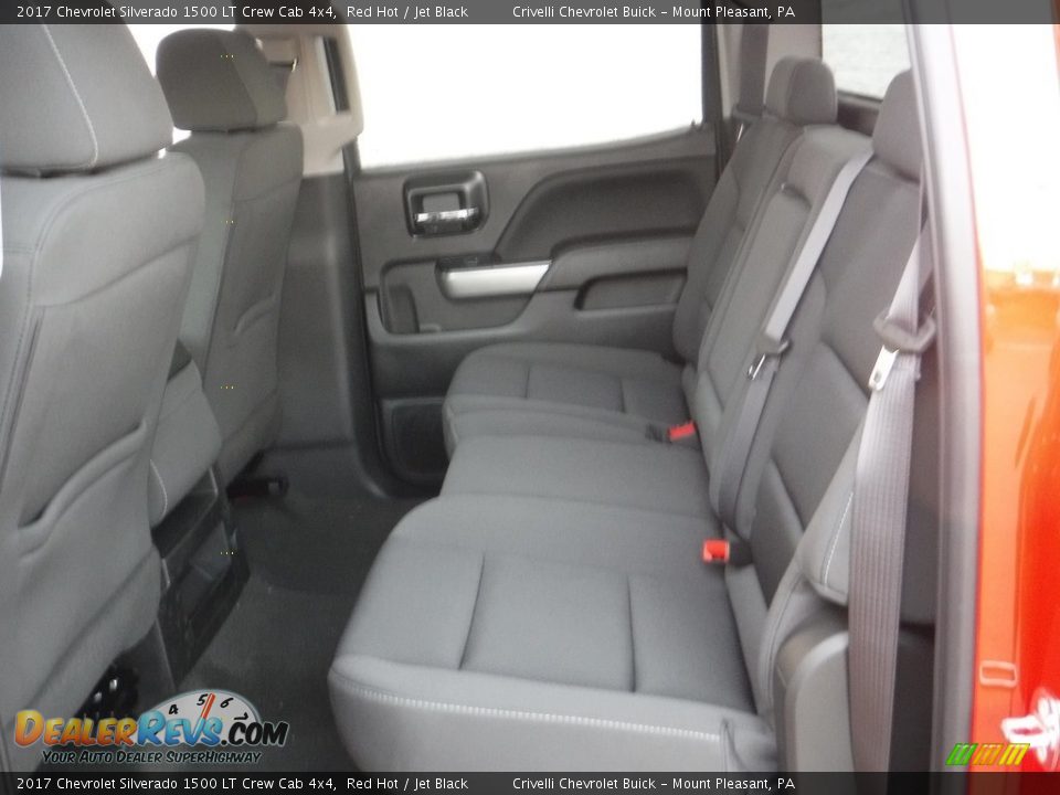 2017 Chevrolet Silverado 1500 LT Crew Cab 4x4 Red Hot / Jet Black Photo #17
