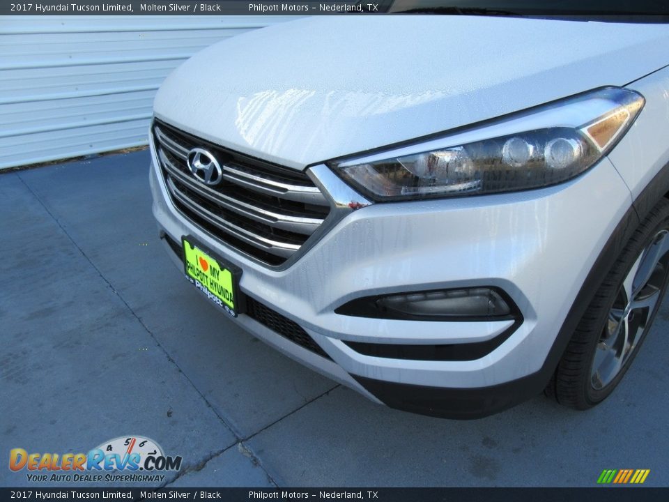 2017 Hyundai Tucson Limited Molten Silver / Black Photo #10
