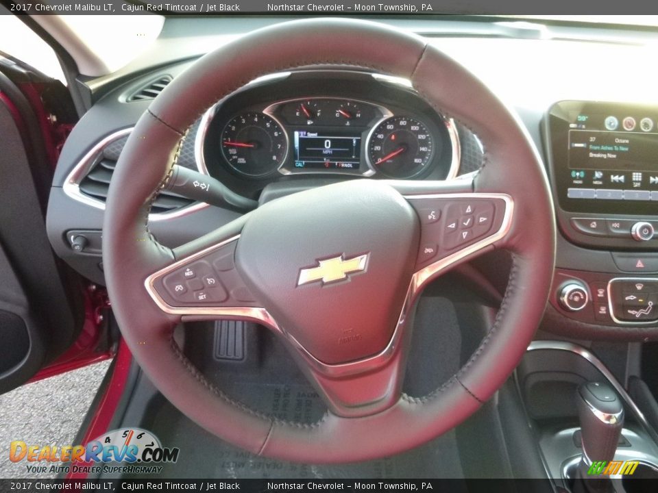 2017 Chevrolet Malibu LT Cajun Red Tintcoat / Jet Black Photo #16