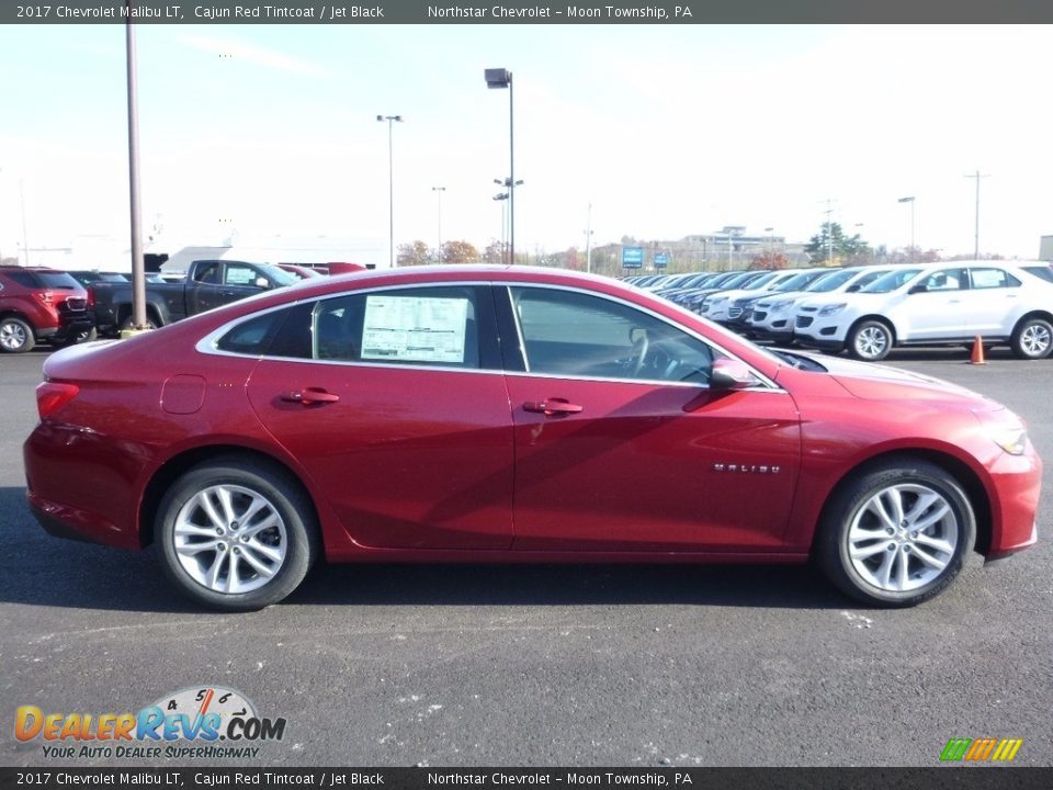 2017 Chevrolet Malibu LT Cajun Red Tintcoat / Jet Black Photo #4
