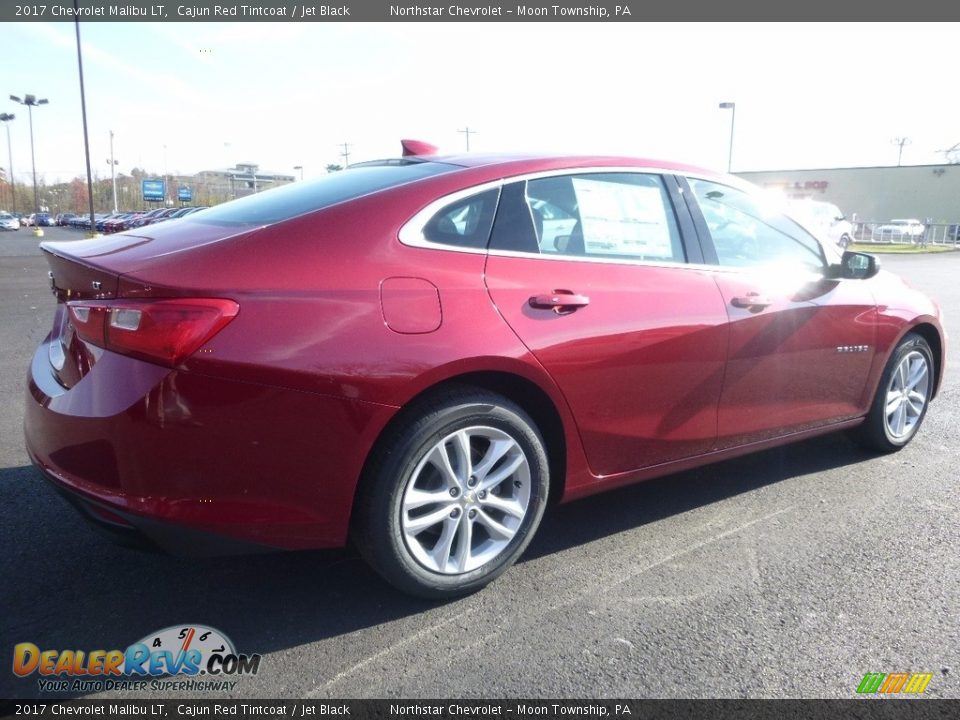 2017 Chevrolet Malibu LT Cajun Red Tintcoat / Jet Black Photo #5