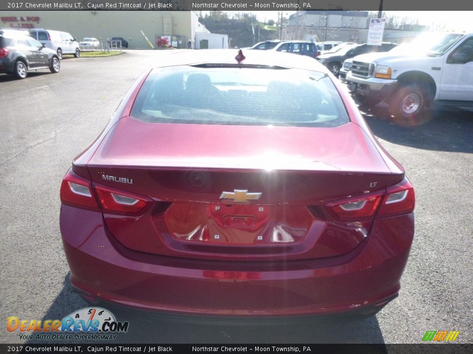 2017 Chevrolet Malibu LT Cajun Red Tintcoat / Jet Black Photo #6