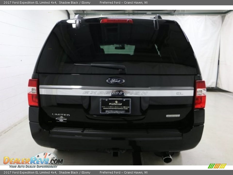 2017 Ford Expedition EL Limited 4x4 Shadow Black / Ebony Photo #14