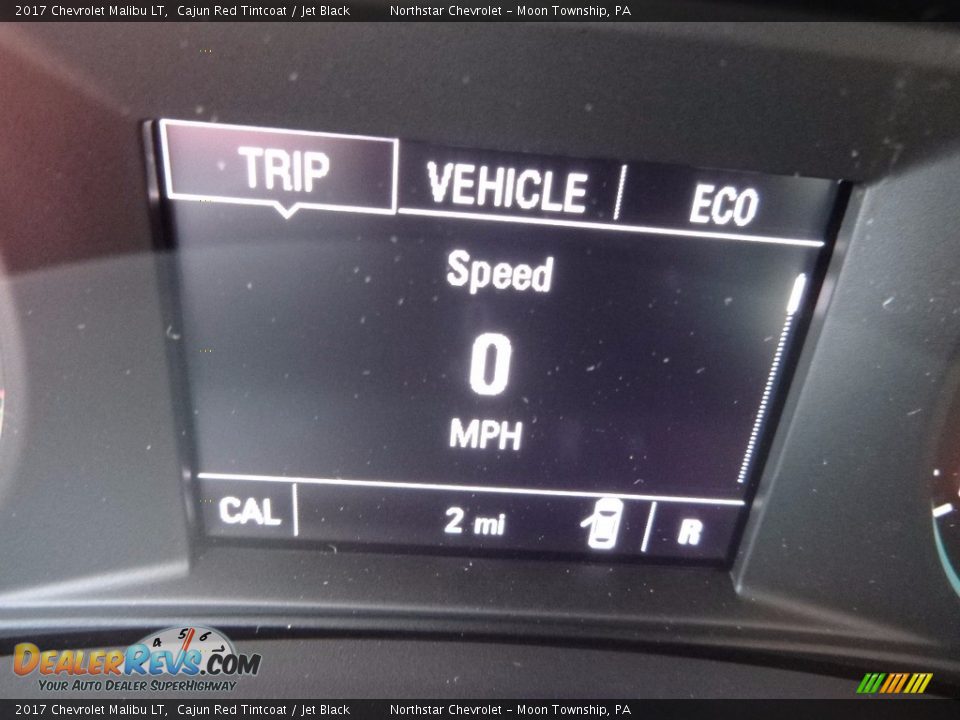 2017 Chevrolet Malibu LT Cajun Red Tintcoat / Jet Black Photo #20