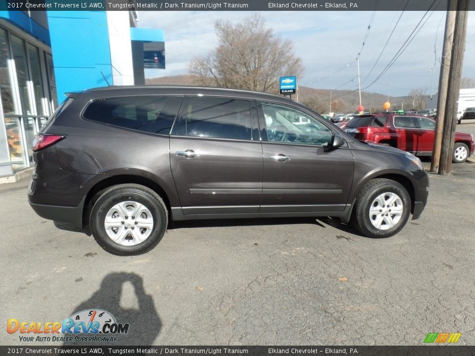 2017 Chevrolet Traverse LS AWD Tungsten Metallic / Dark Titanium/Light Titanium Photo #8