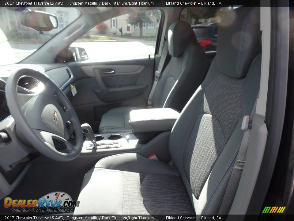 2017 Chevrolet Traverse LS AWD Tungsten Metallic / Dark Titanium/Light Titanium Photo #16