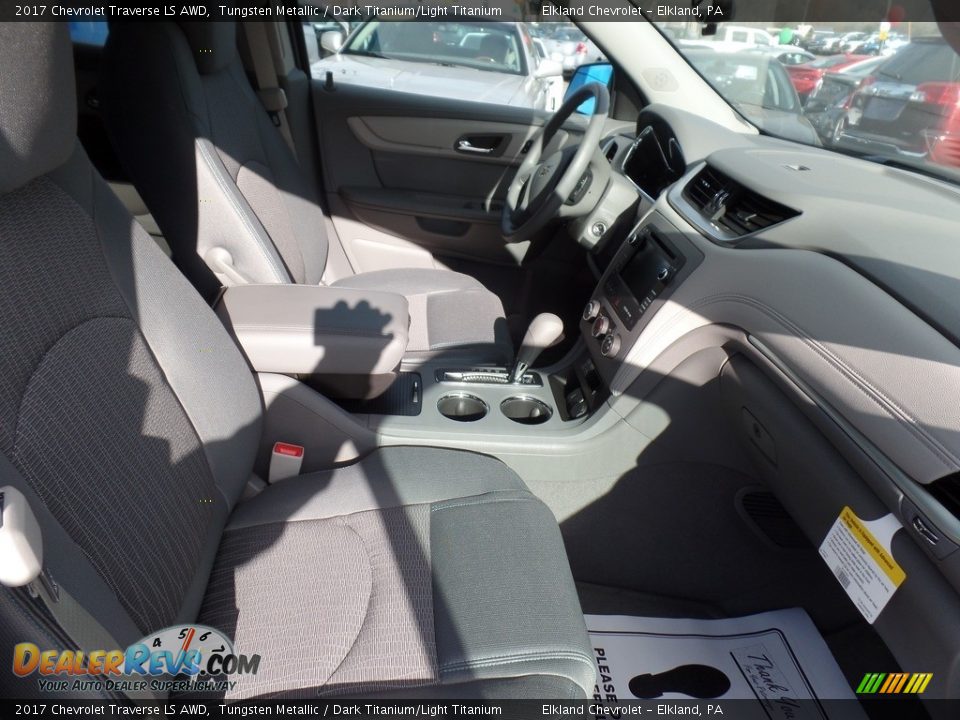 2017 Chevrolet Traverse LS AWD Tungsten Metallic / Dark Titanium/Light Titanium Photo #17