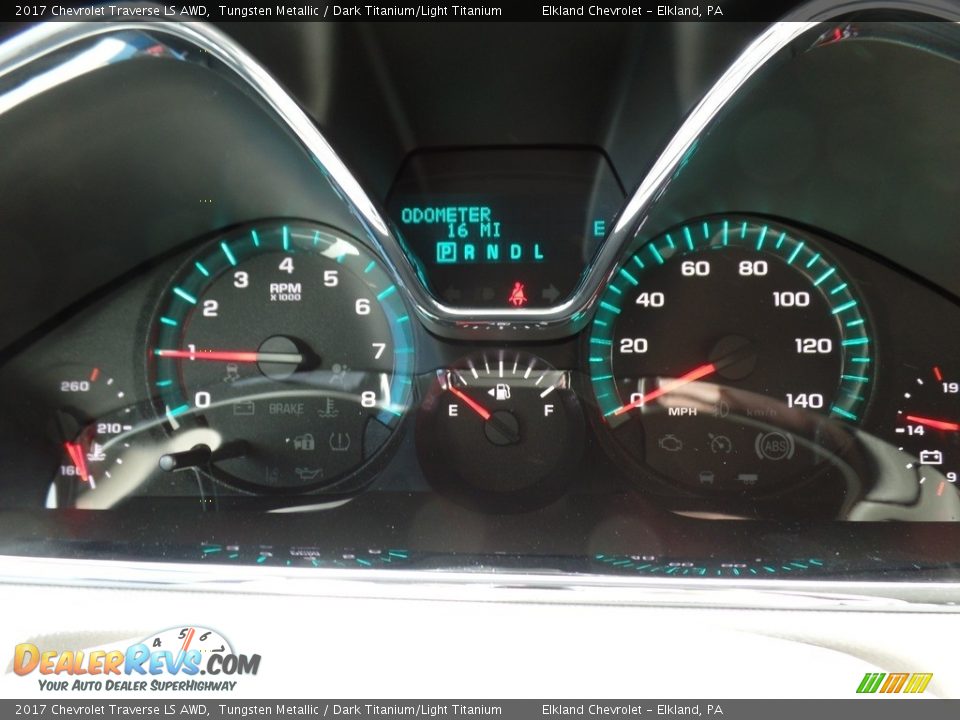 2017 Chevrolet Traverse LS AWD Tungsten Metallic / Dark Titanium/Light Titanium Photo #23
