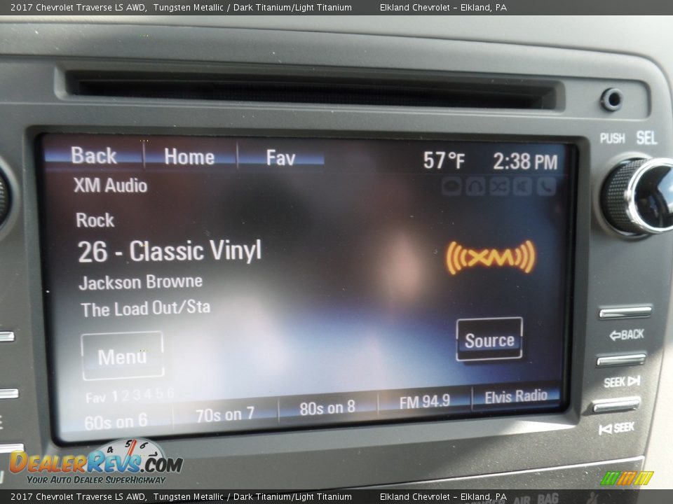 2017 Chevrolet Traverse LS AWD Tungsten Metallic / Dark Titanium/Light Titanium Photo #24