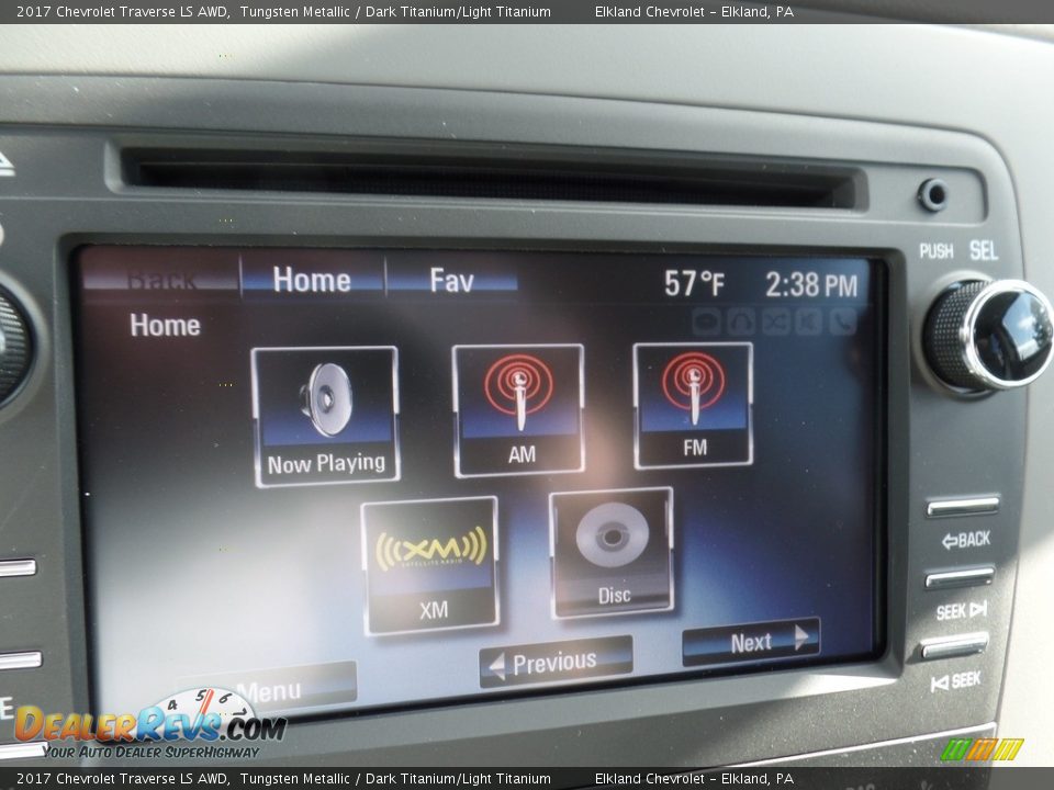 2017 Chevrolet Traverse LS AWD Tungsten Metallic / Dark Titanium/Light Titanium Photo #26