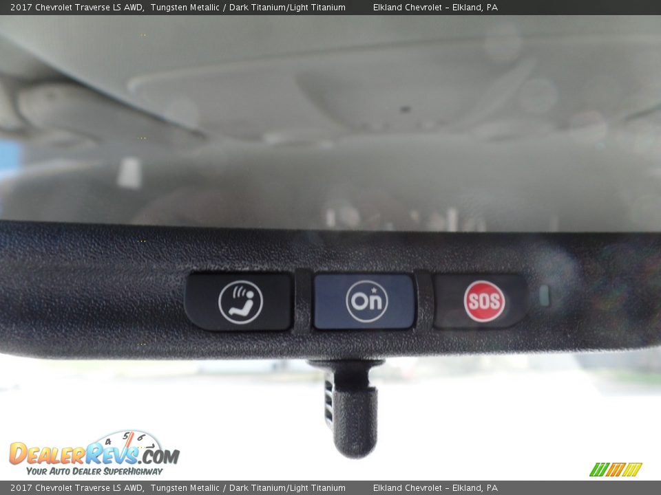 2017 Chevrolet Traverse LS AWD Tungsten Metallic / Dark Titanium/Light Titanium Photo #29