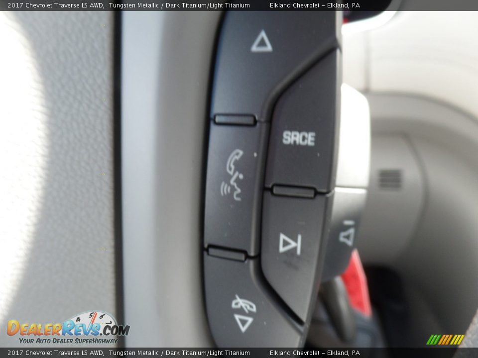 2017 Chevrolet Traverse LS AWD Tungsten Metallic / Dark Titanium/Light Titanium Photo #30