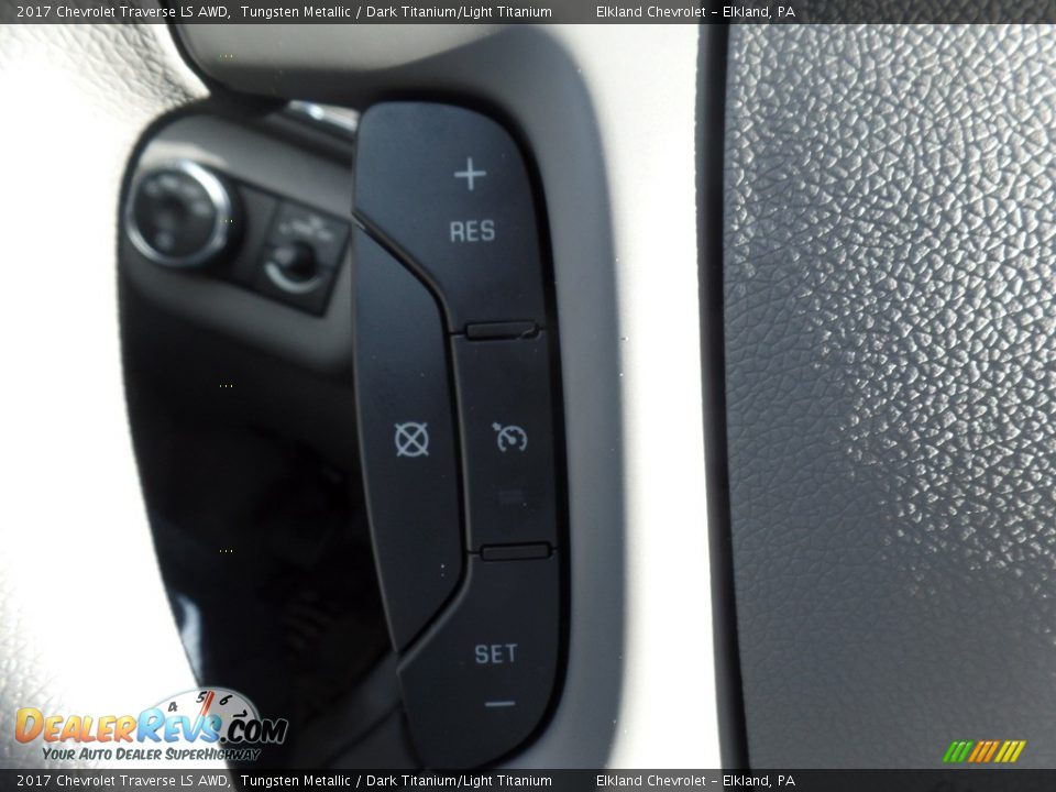 2017 Chevrolet Traverse LS AWD Tungsten Metallic / Dark Titanium/Light Titanium Photo #31