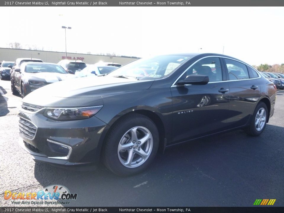 2017 Chevrolet Malibu LS Nightfall Gray Metallic / Jet Black Photo #1