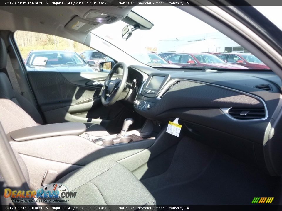 2017 Chevrolet Malibu LS Nightfall Gray Metallic / Jet Black Photo #5