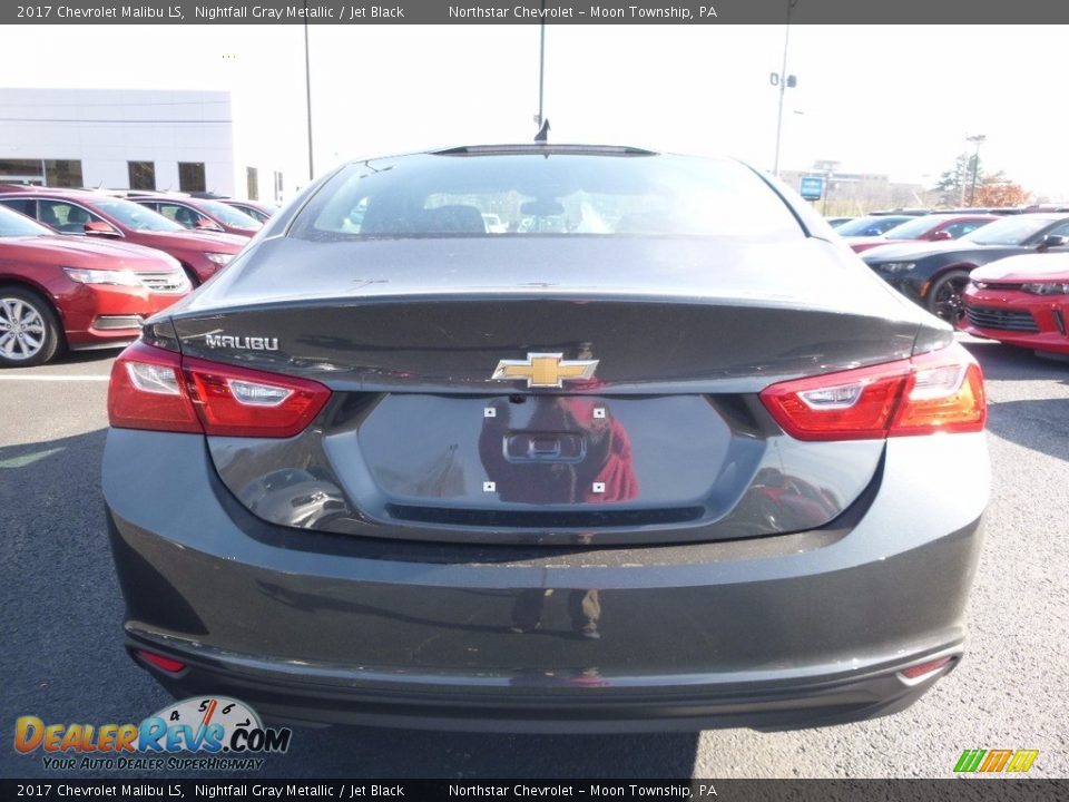2017 Chevrolet Malibu LS Nightfall Gray Metallic / Jet Black Photo #7