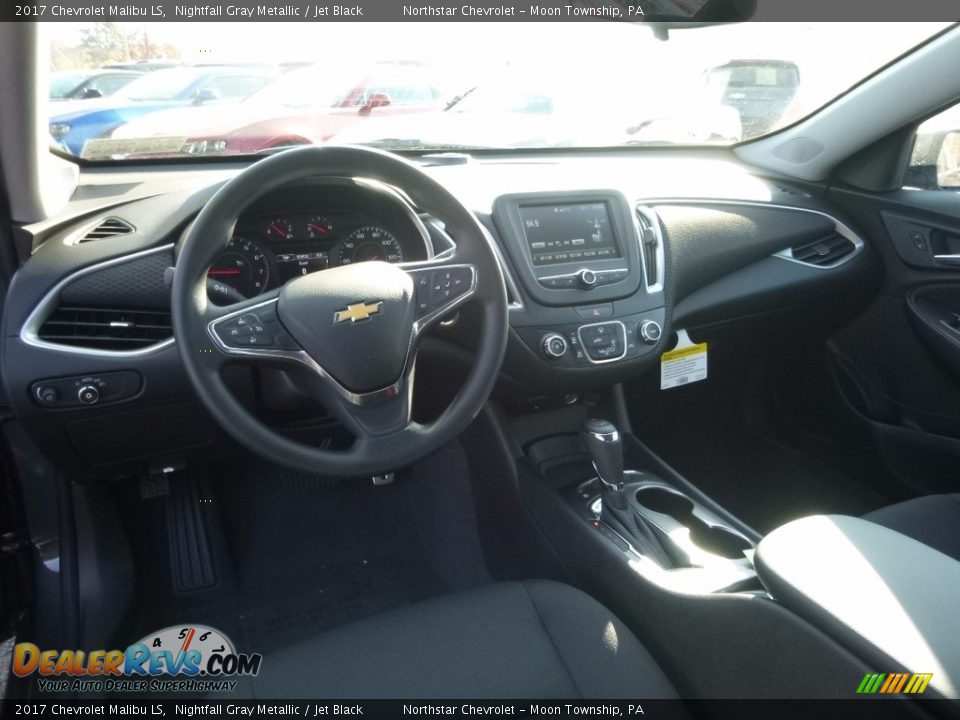 2017 Chevrolet Malibu LS Nightfall Gray Metallic / Jet Black Photo #13