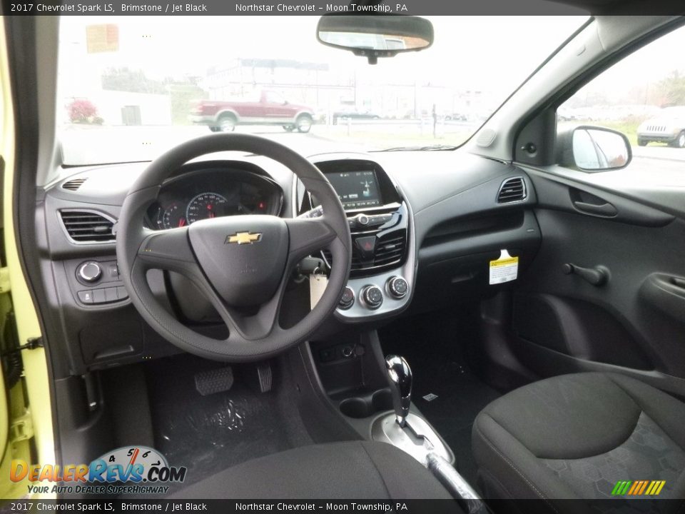 Jet Black Interior - 2017 Chevrolet Spark LS Photo #14