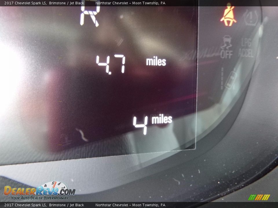 2017 Chevrolet Spark LS Brimstone / Jet Black Photo #20