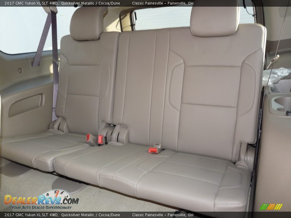 Rear Seat of 2017 GMC Yukon XL SLT 4WD Photo #8