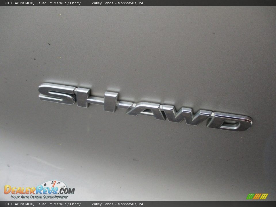 2010 Acura MDX Palladium Metallic / Ebony Photo #7