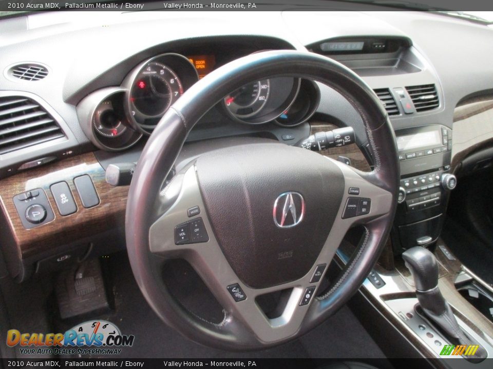 2010 Acura MDX Palladium Metallic / Ebony Photo #15