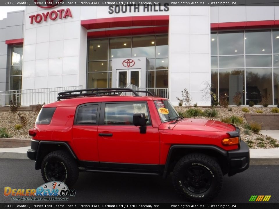 2012 Toyota FJ Cruiser Trail Teams Special Edition 4WD Radiant Red / Dark Charcoal/Red Photo #2