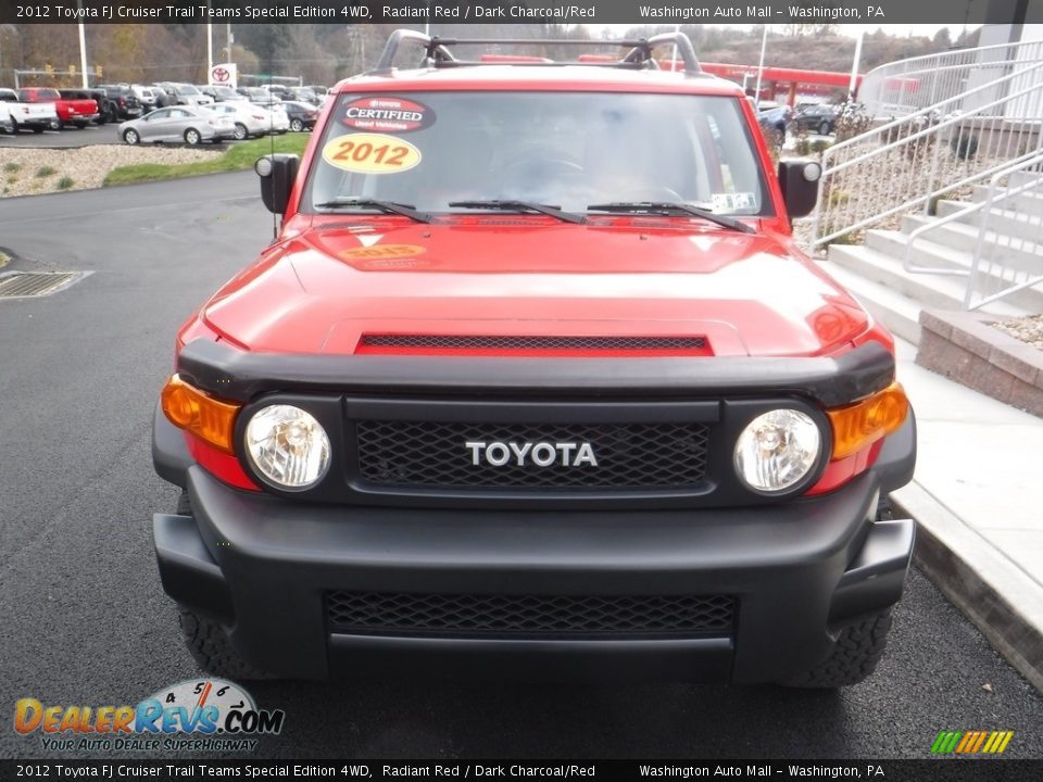 2012 Toyota FJ Cruiser Trail Teams Special Edition 4WD Radiant Red / Dark Charcoal/Red Photo #4