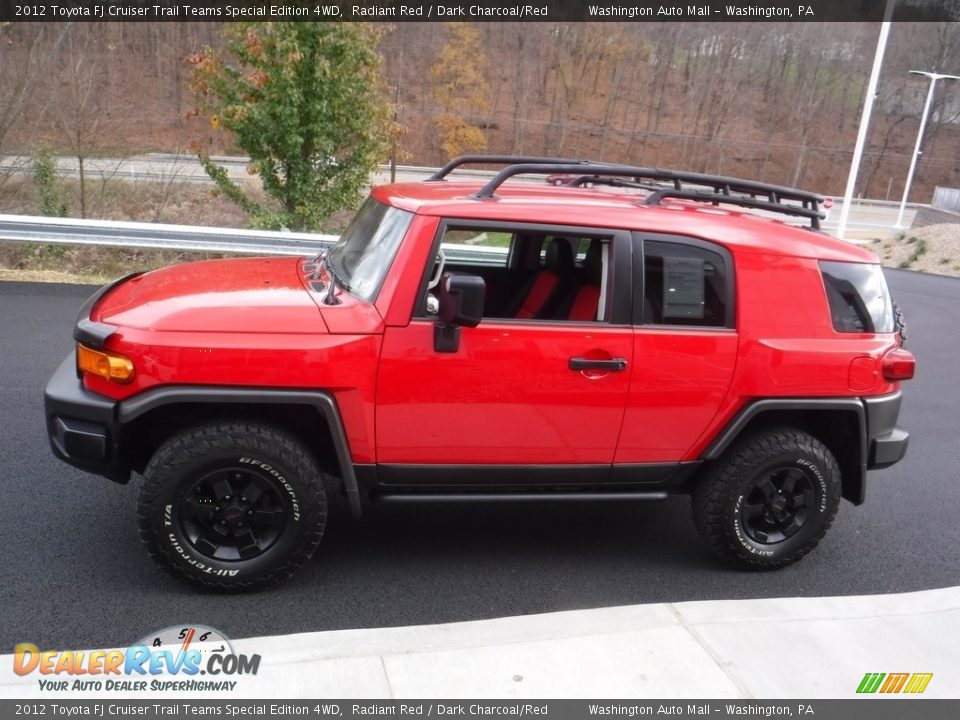 2012 Toyota FJ Cruiser Trail Teams Special Edition 4WD Radiant Red / Dark Charcoal/Red Photo #6