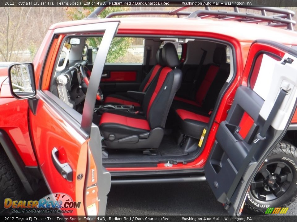 2012 Toyota FJ Cruiser Trail Teams Special Edition 4WD Radiant Red / Dark Charcoal/Red Photo #10
