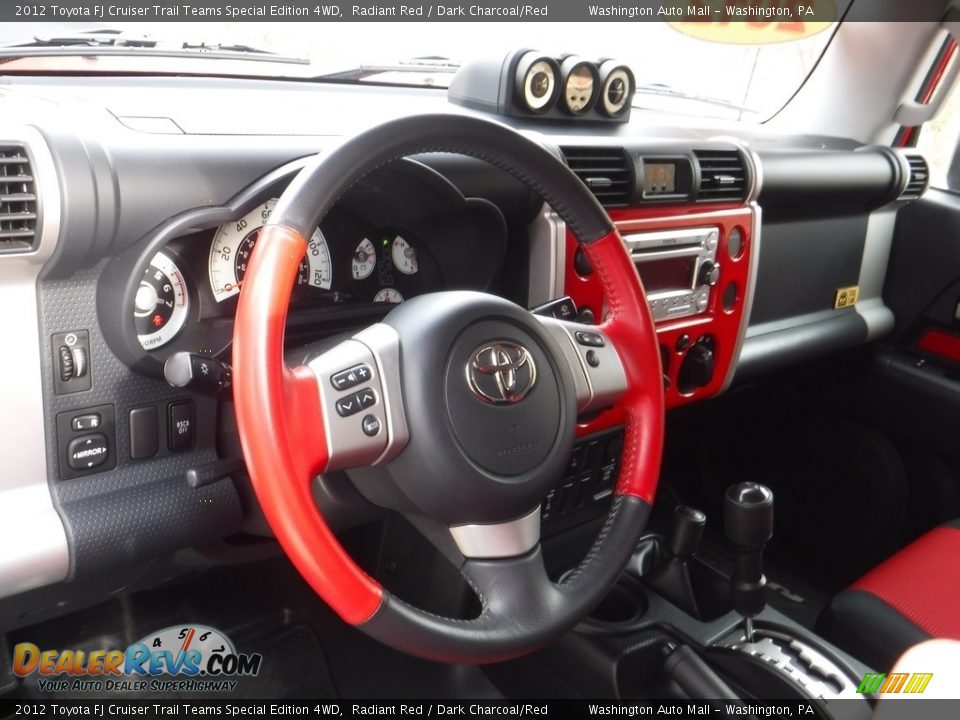 2012 Toyota FJ Cruiser Trail Teams Special Edition 4WD Radiant Red / Dark Charcoal/Red Photo #11