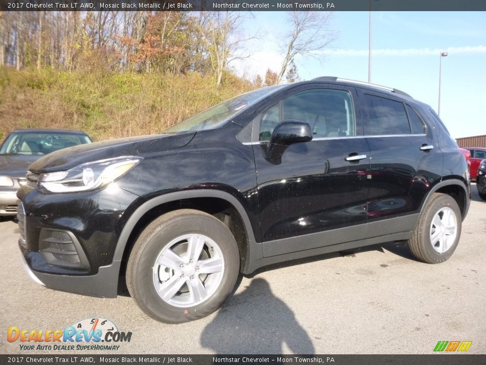 2017 Chevrolet Trax LT AWD Mosaic Black Metallic / Jet Black Photo #1