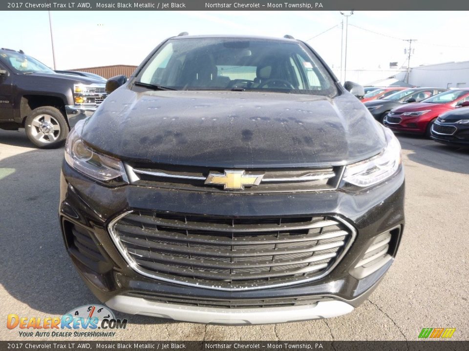2017 Chevrolet Trax LT AWD Mosaic Black Metallic / Jet Black Photo #2