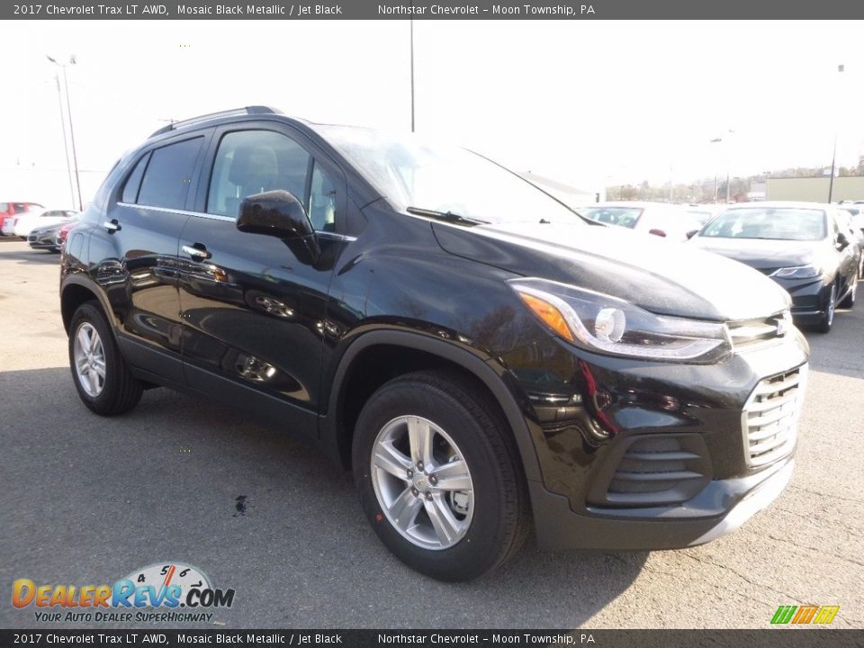 2017 Chevrolet Trax LT AWD Mosaic Black Metallic / Jet Black Photo #3