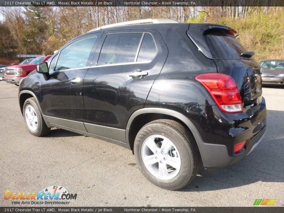 2017 Chevrolet Trax LT AWD Mosaic Black Metallic / Jet Black Photo #8