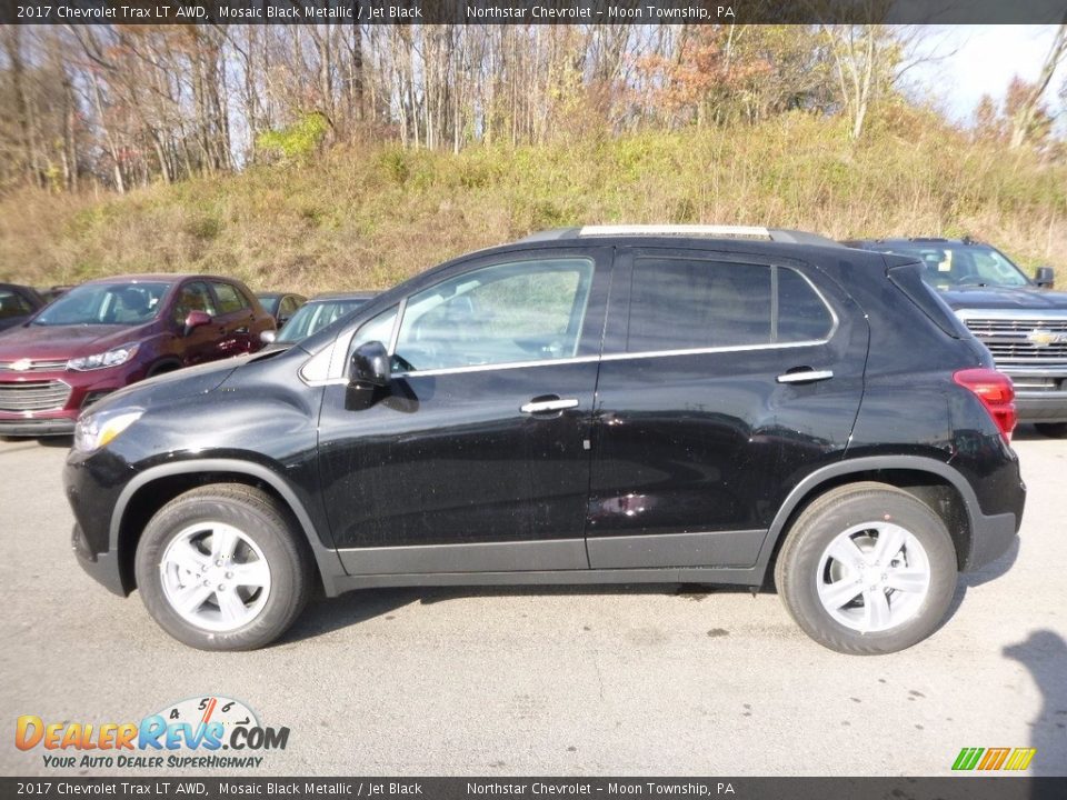 2017 Chevrolet Trax LT AWD Mosaic Black Metallic / Jet Black Photo #9