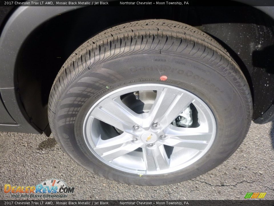 2017 Chevrolet Trax LT AWD Mosaic Black Metallic / Jet Black Photo #10